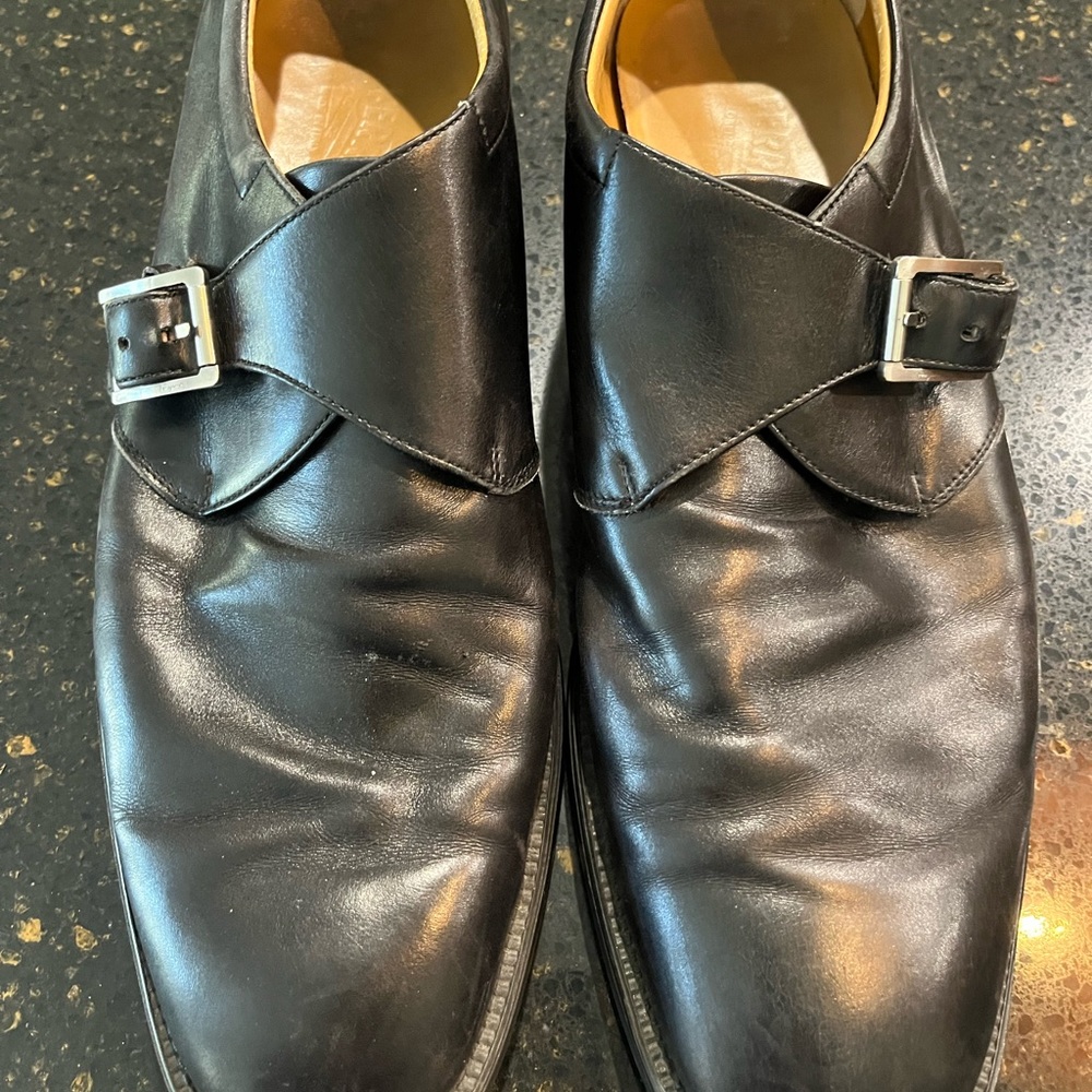 Men’s Salvatore Ferragamo size 11.5D Monk Strap.